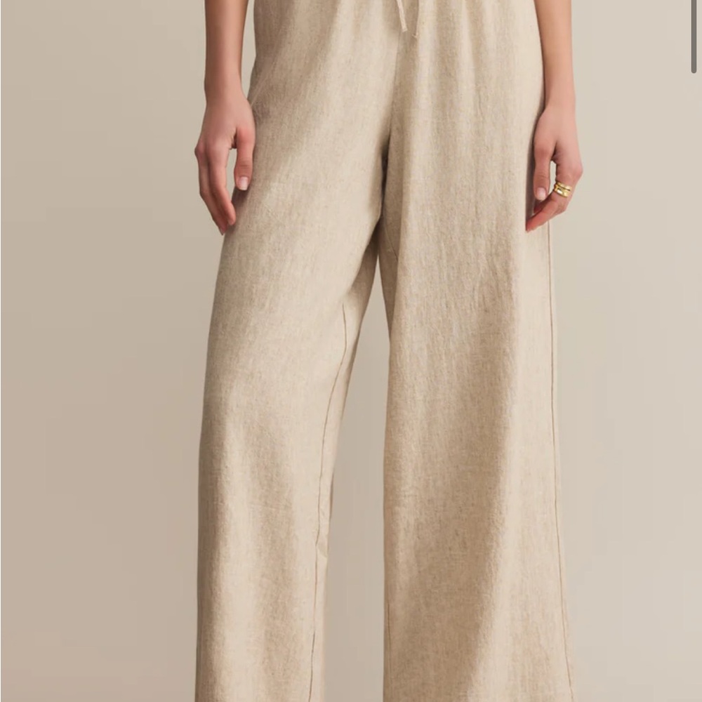 NWT - Z Supply Henri Washed Linen Pant - Flax